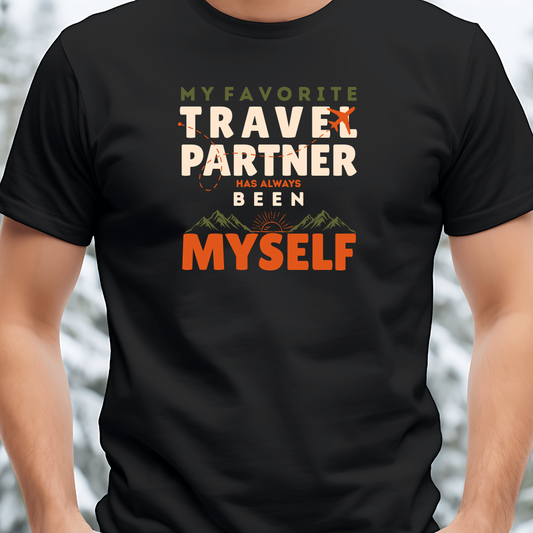 Favorite Travel Partner Unisex Classic Printed T-Shirt