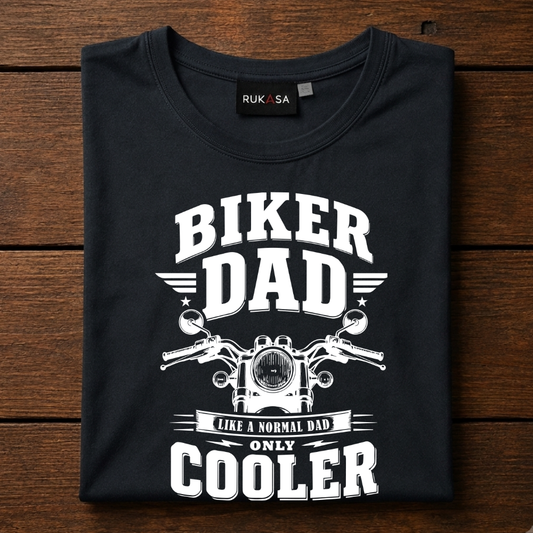 Biker Dad Only Cooler Tee