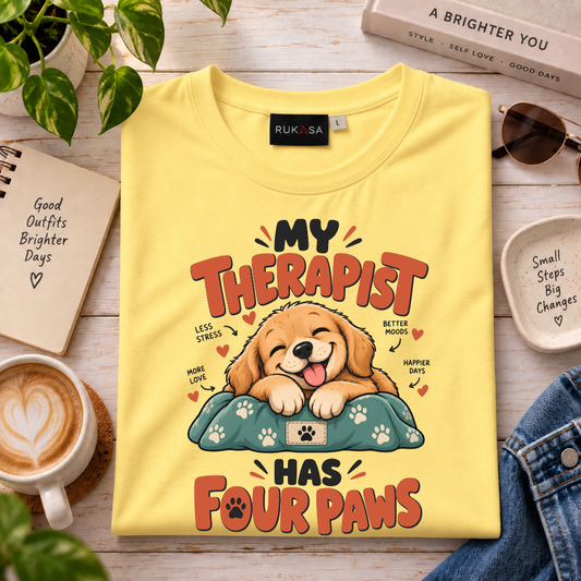 My Therapist Has Four Paws Tee