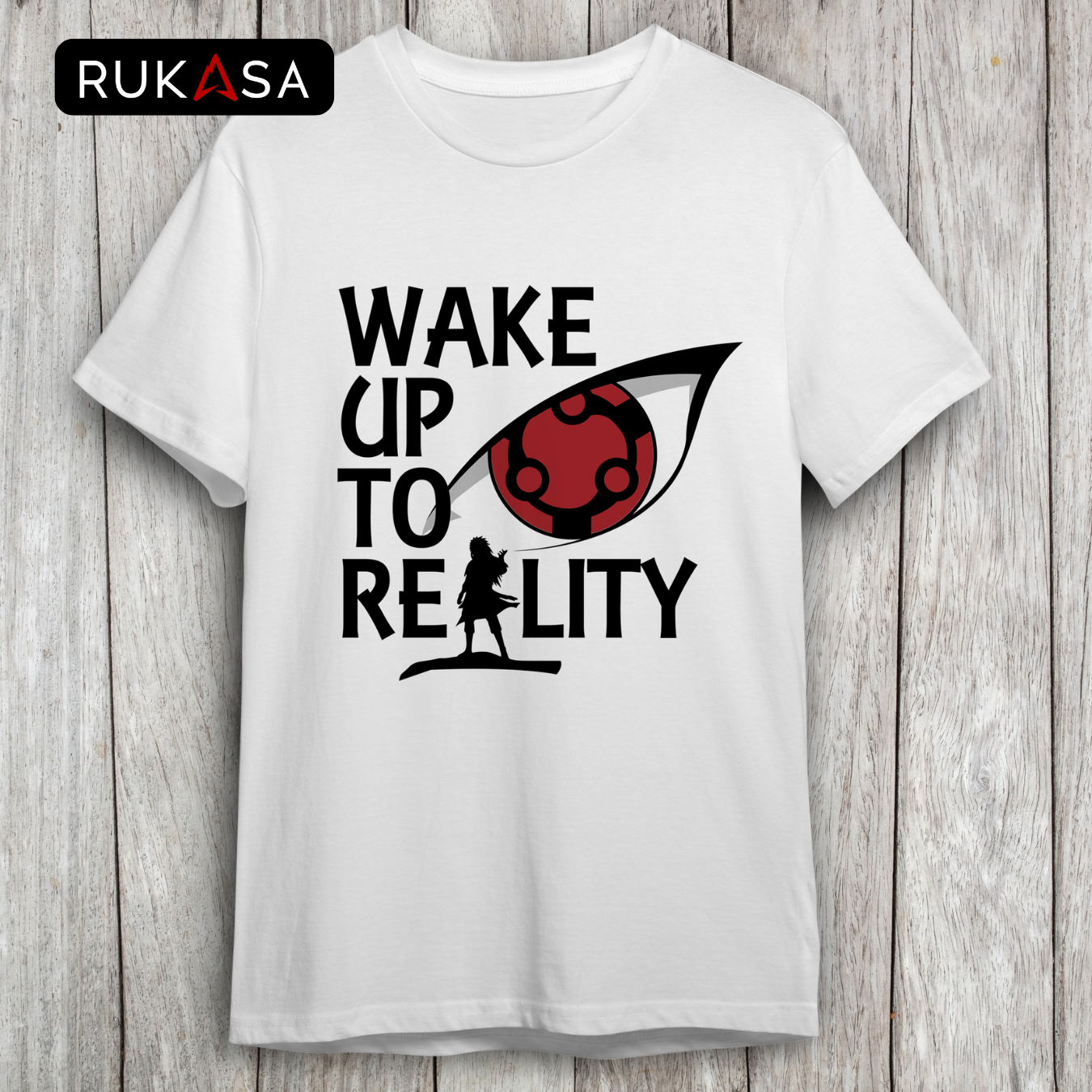 Wake Up To Reality - Madara Uchiha Unisex Oversized T-Shirt