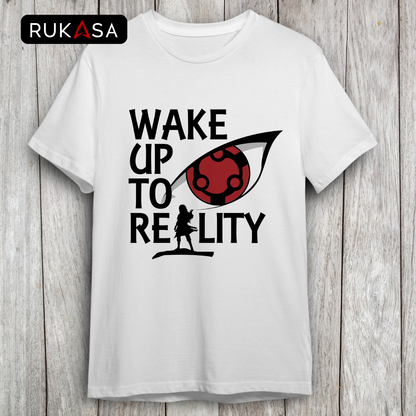 Wake Up To Reality - Madara Uchiha Unisex Oversized T-Shirt