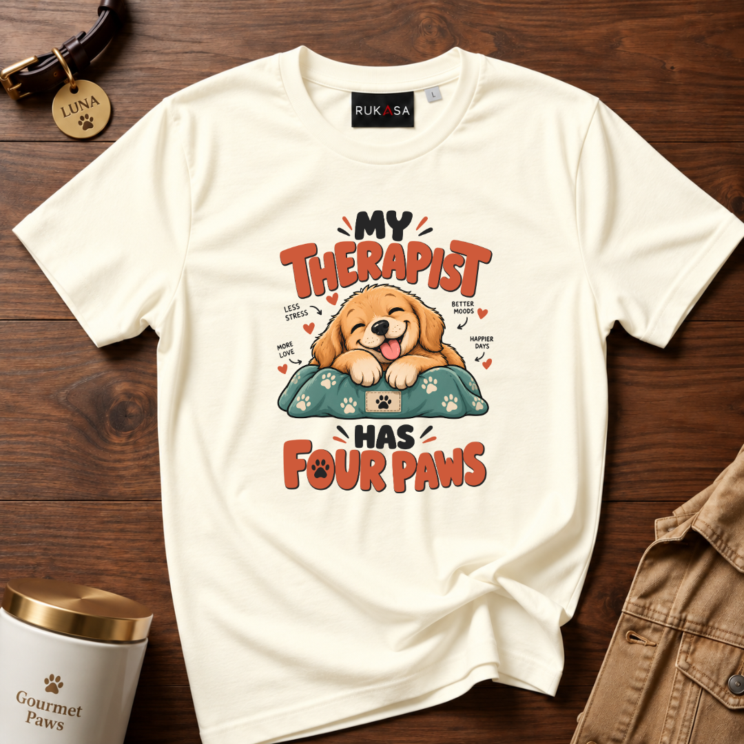 My Therapist Has Four Paws Tee