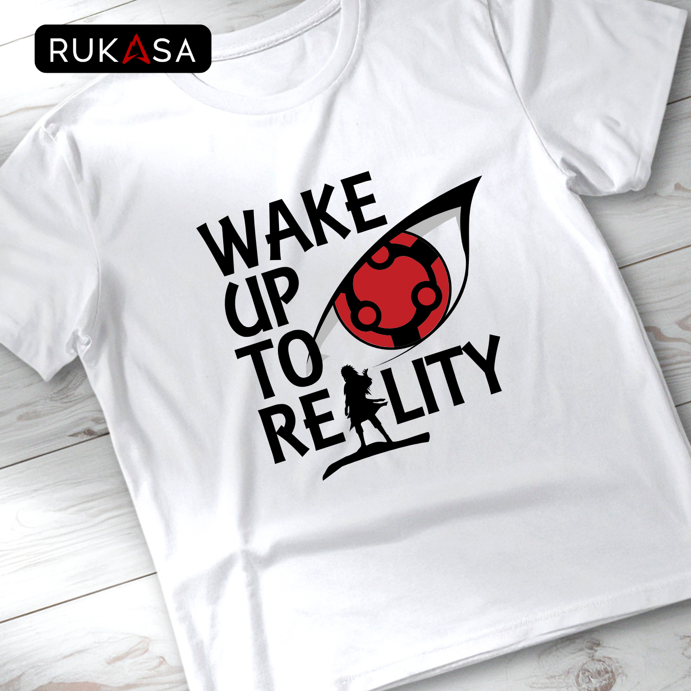 Wake Up To Reality - Madara Uchiha Unisex Oversized T-Shirt
