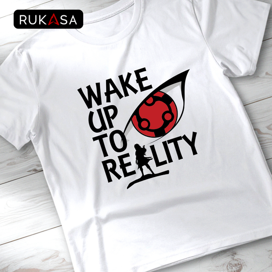 Wake Up To Reality - Madara Uchiha Unisex Oversized T-Shirt