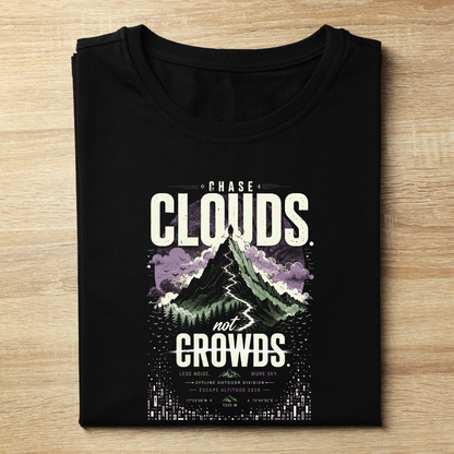 Chase Clouds Unisex Classic Printed T-Shirt