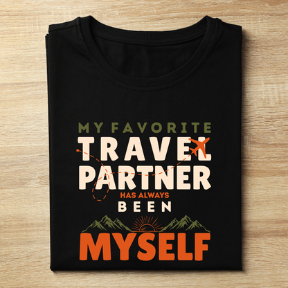 Favorite Travel Partner Unisex Classic Printed T-Shirt