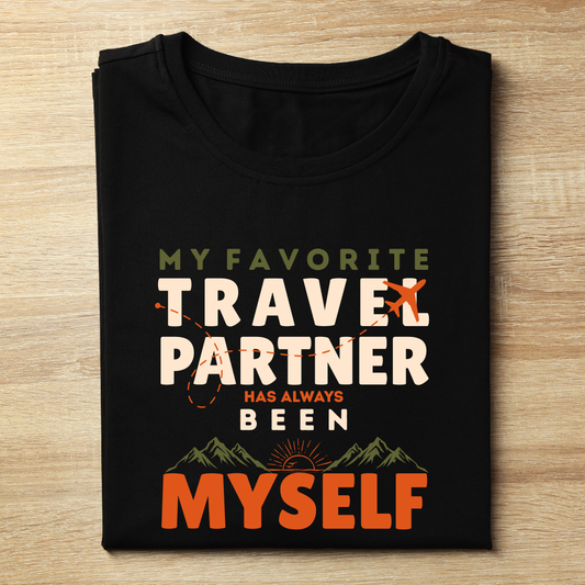 Favorite Travel Partner Unisex Classic Printed T-Shirt