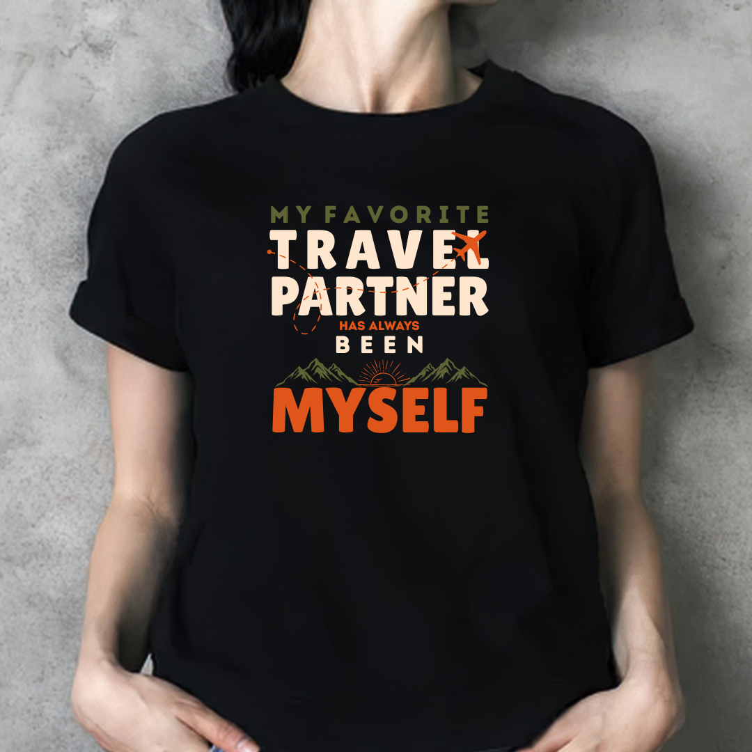 Favorite Travel Partner Unisex Classic Printed T-Shirt