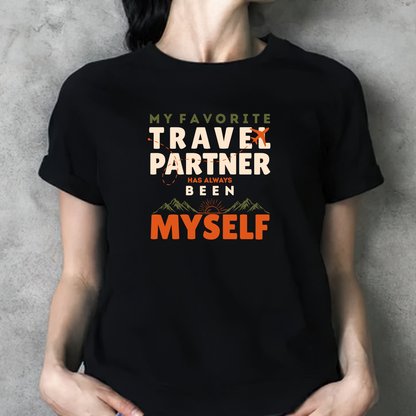 Favorite Travel Partner Unisex Classic Printed T-Shirt
