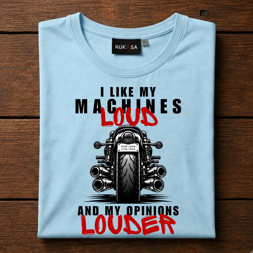 I Like My Machines Loud Tee V2