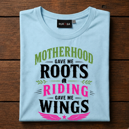 Motherhood Roots Riding Wings Tee
