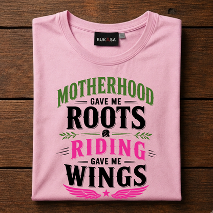 Motherhood Roots Riding Wings Tee