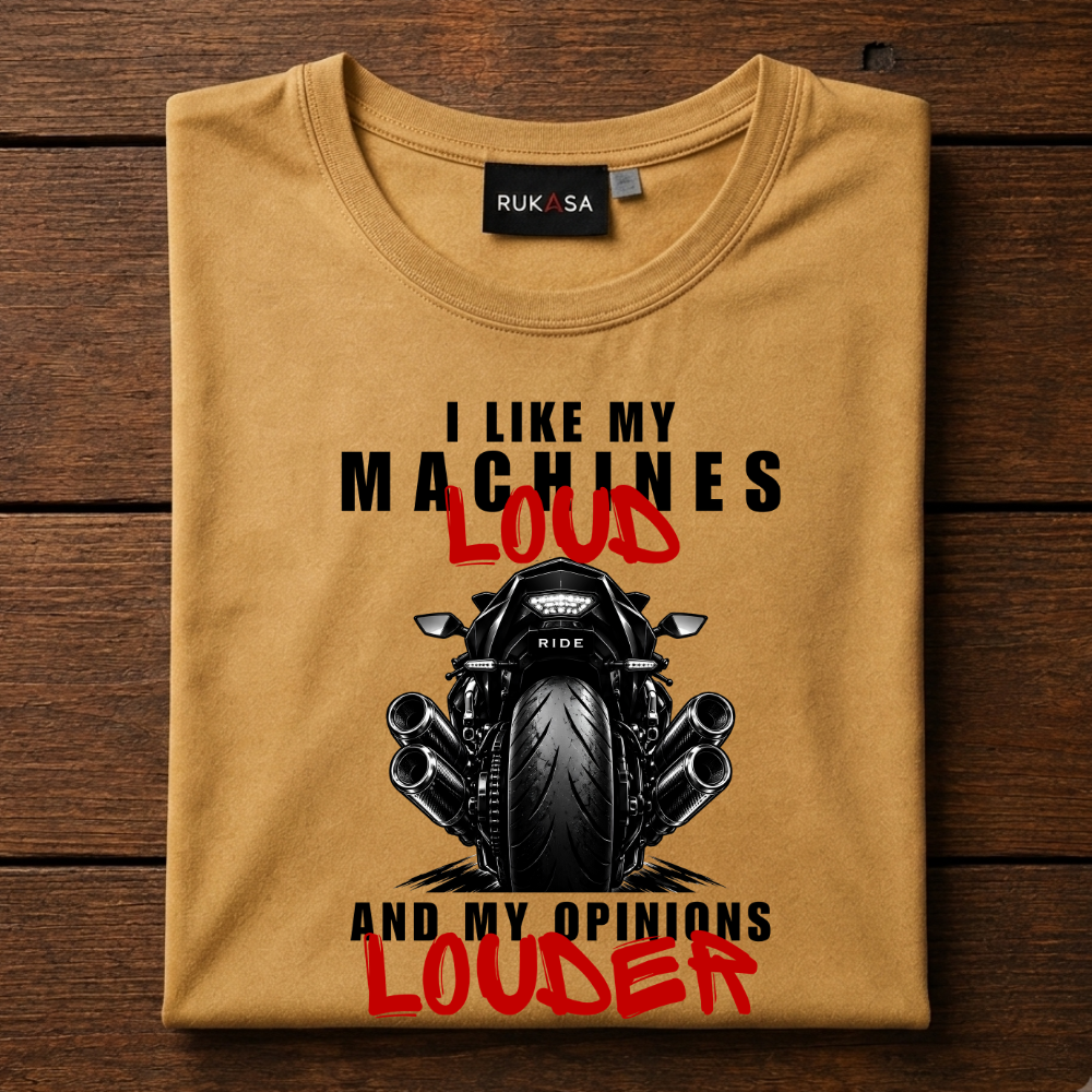 I Like My Machines Loud Tee