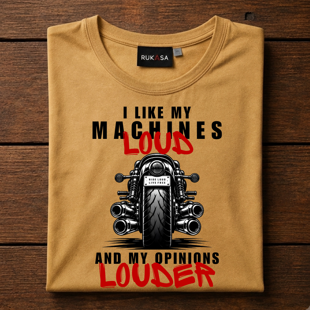 I Like My Machines Loud Tee V2