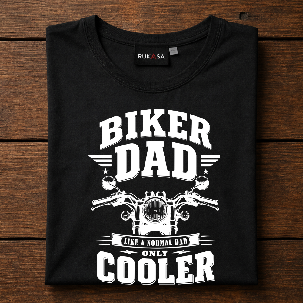 Biker Dad Only Cooler Tee