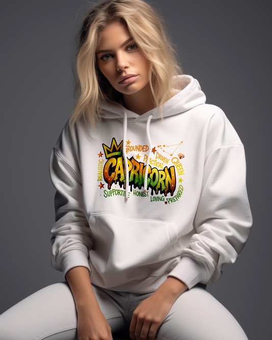 Capricon Zodiac Oversized Hoodie