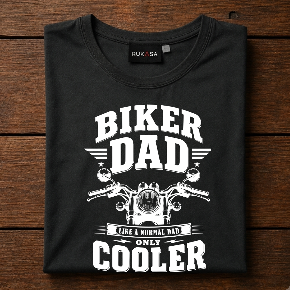 Biker Dad Only Cooler Tee