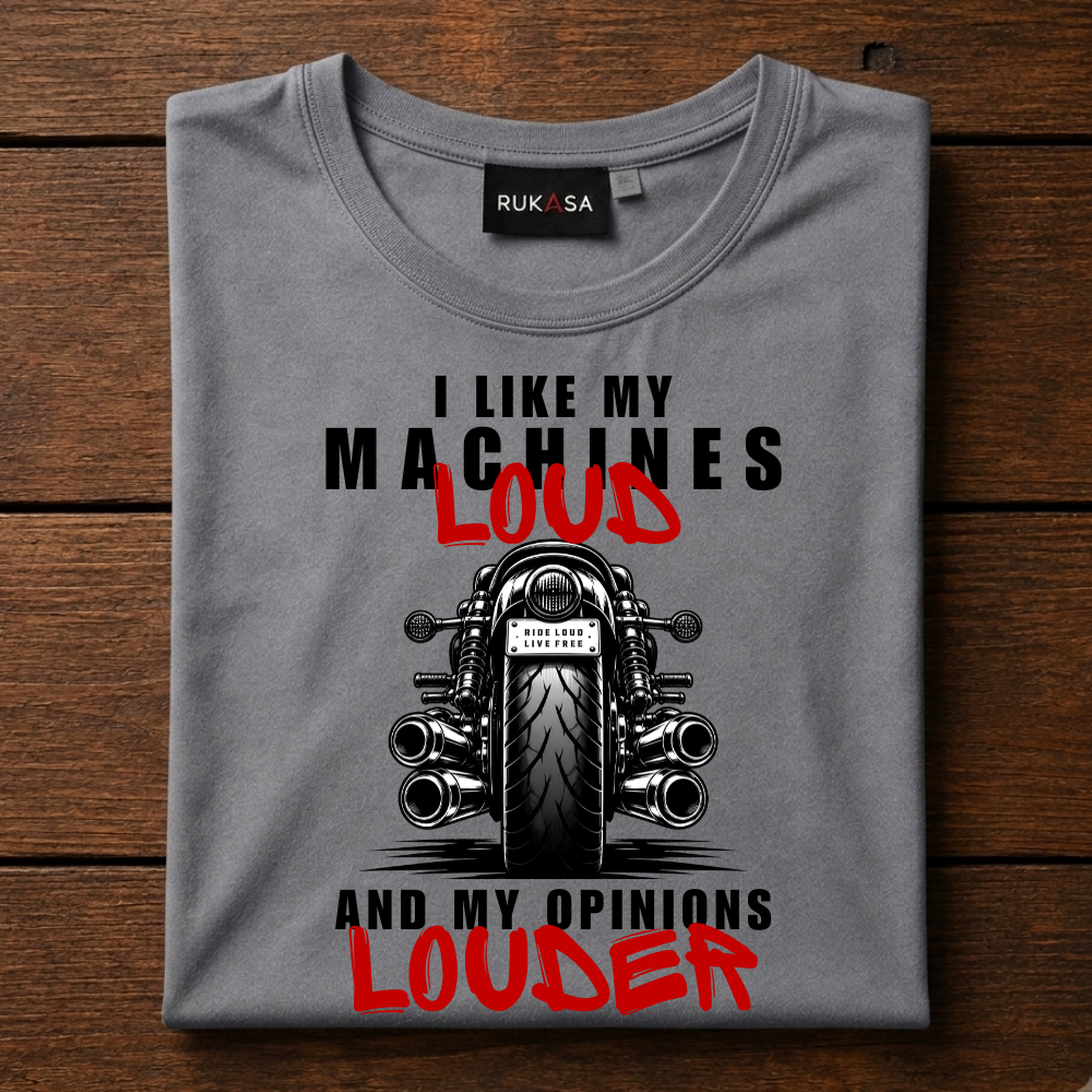 I Like My Machines Loud Tee V2
