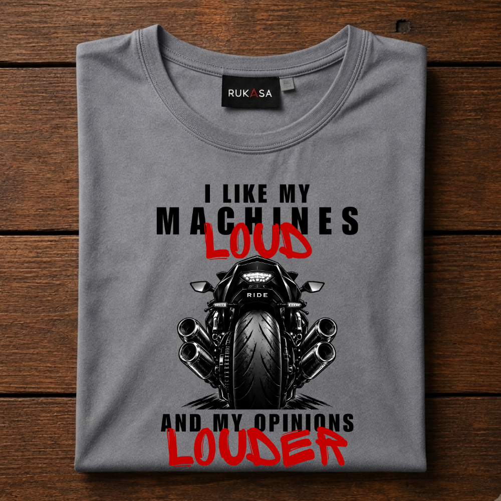 I Like My Machines Loud Tee