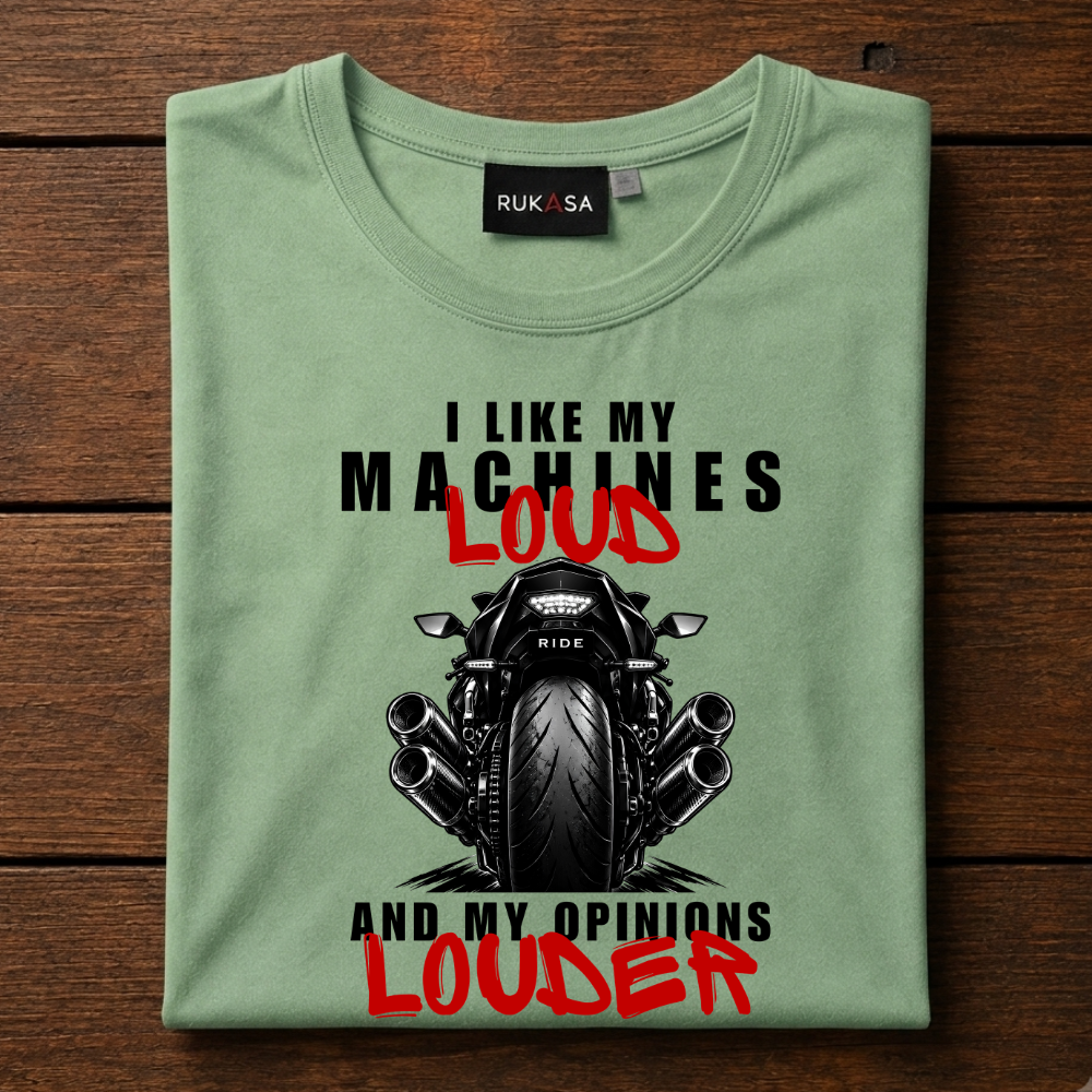 I Like My Machines Loud Tee