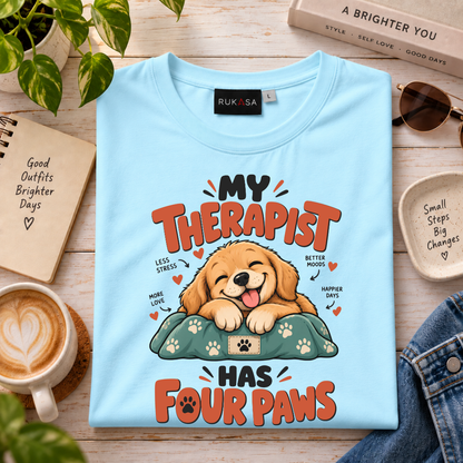 My Therapist Has Four Paws Tee