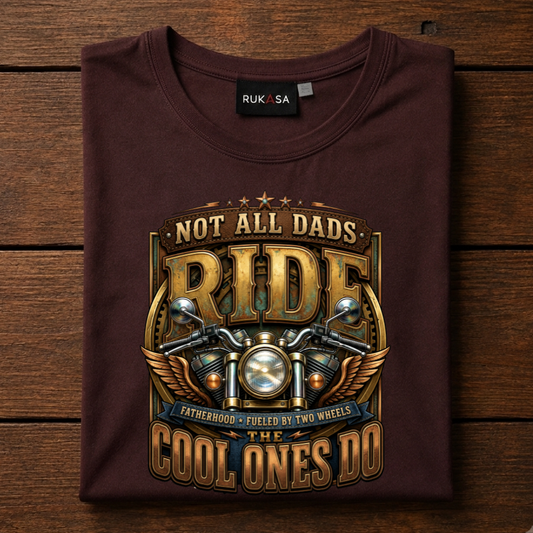 Not All Dads Ride Dark Tee