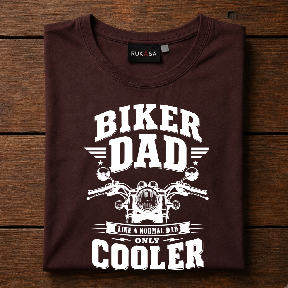 Biker Dad Only Cooler Tee