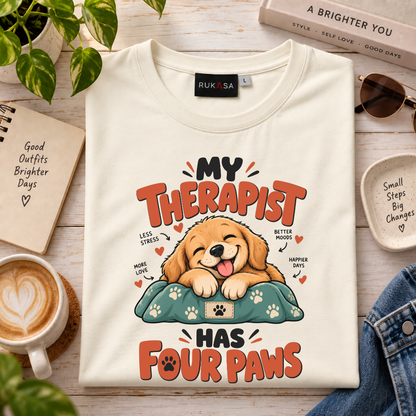 My Therapist Has Four Paws Tee