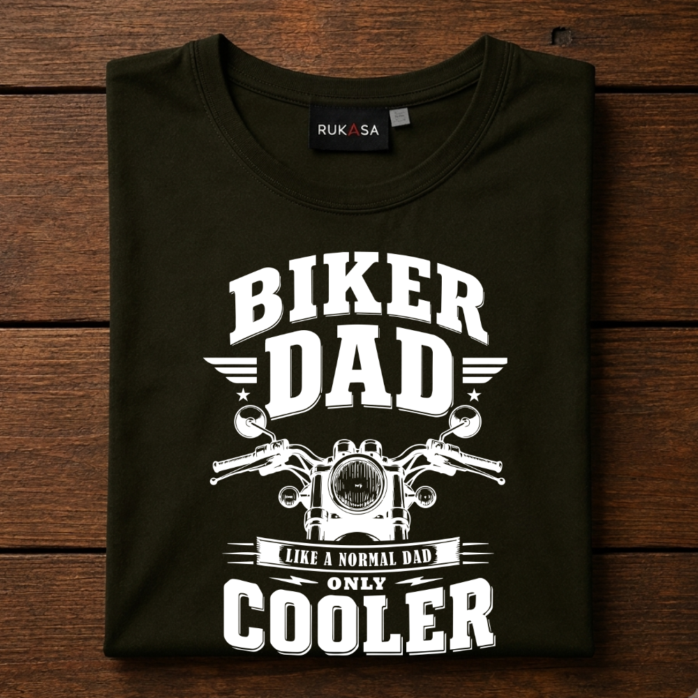 Biker Dad Only Cooler Tee