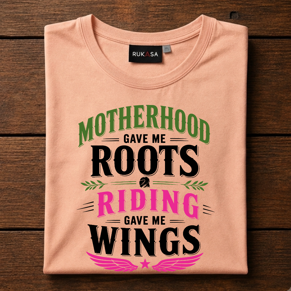 Motherhood Roots Riding Wings Tee