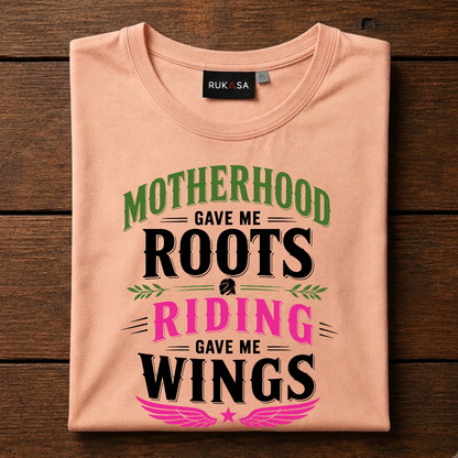 Motherhood Roots Riding Wings Tee