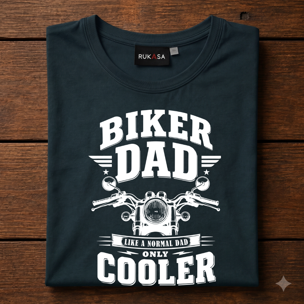 Biker Dad Only Cooler Tee