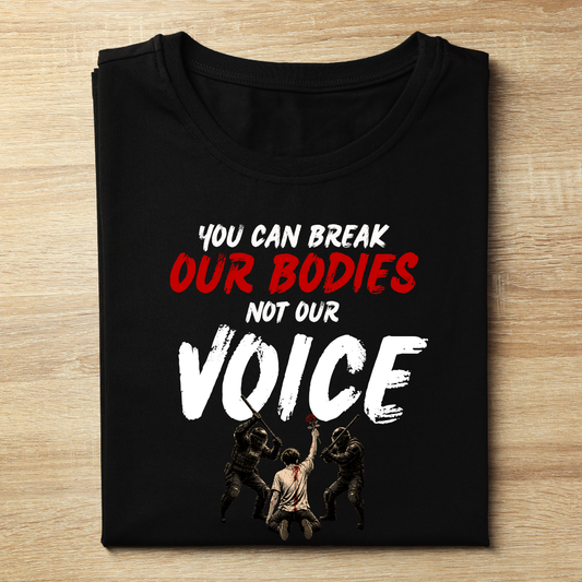 Break Our Bodies Not Voice Unisex Classic Printed T-Shirt
