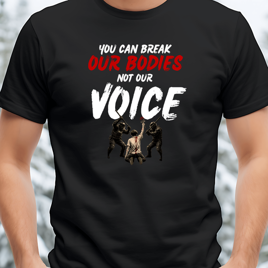 Break Our Bodies Not Voice Unisex Classic Printed T-Shirt