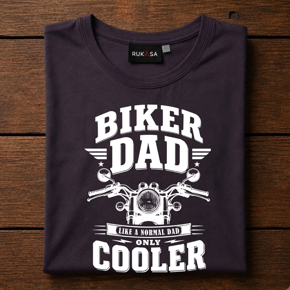 Biker Dad Only Cooler Tee