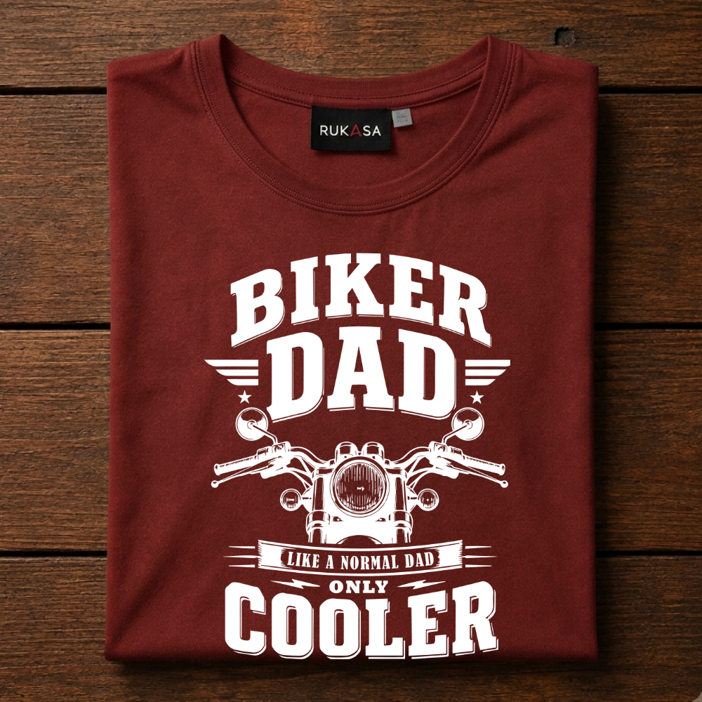 Biker Dad Only Cooler Tee