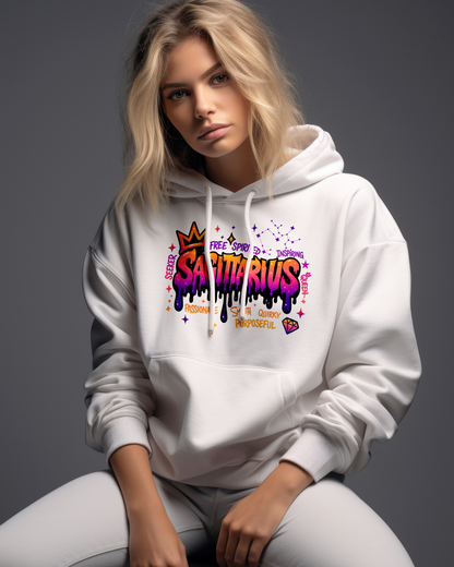 Sagitarius Zodiac Unisex Oversized Hoodie