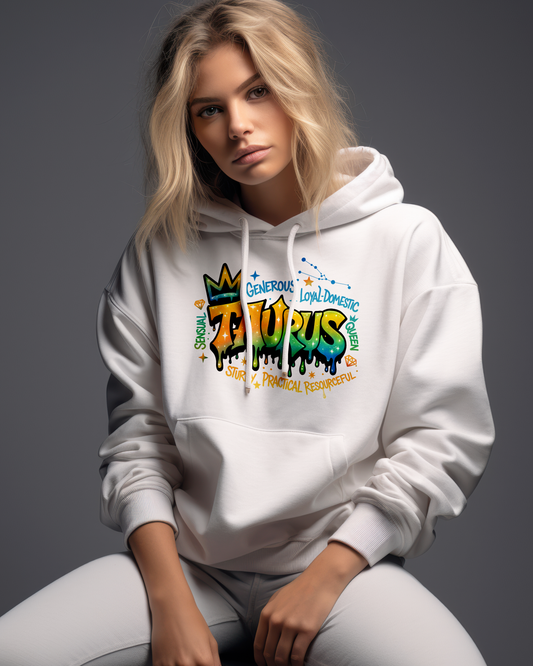 Taurus Zodiac Unisex Oversized Hoodie