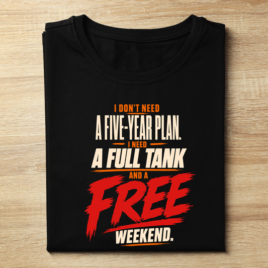 Free Weekend Unisex Classic Printed T-Shirt