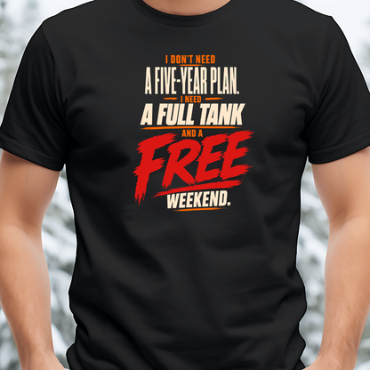 Free Weekend Unisex Classic Printed T-Shirt