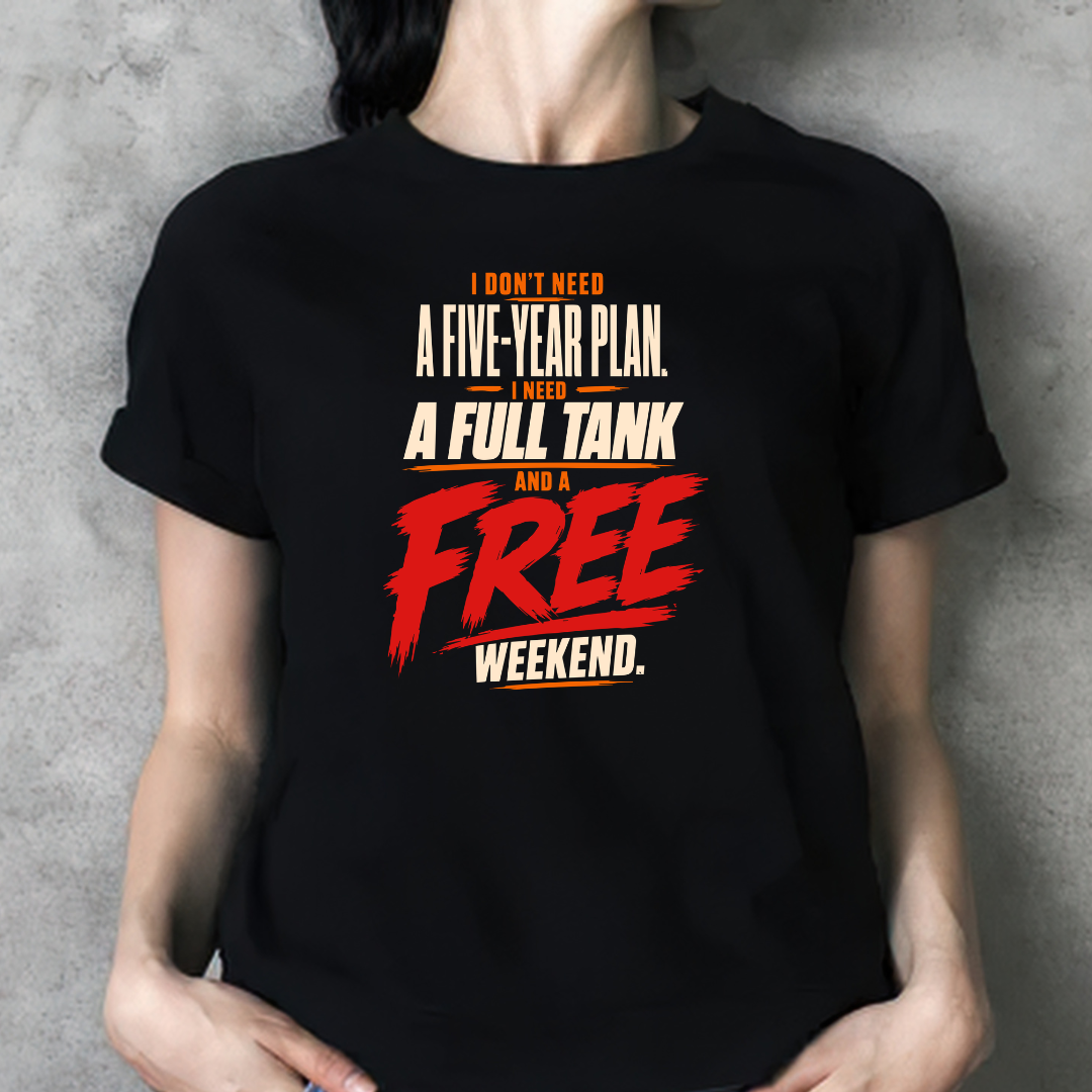 Free Weekend Unisex Classic Printed T-Shirt