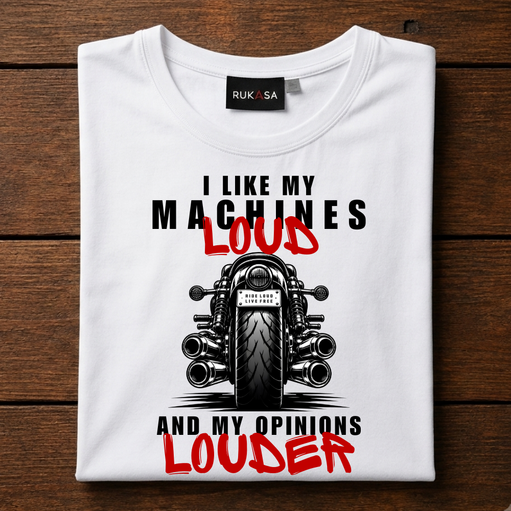 I Like My Machines Loud Tee V2
