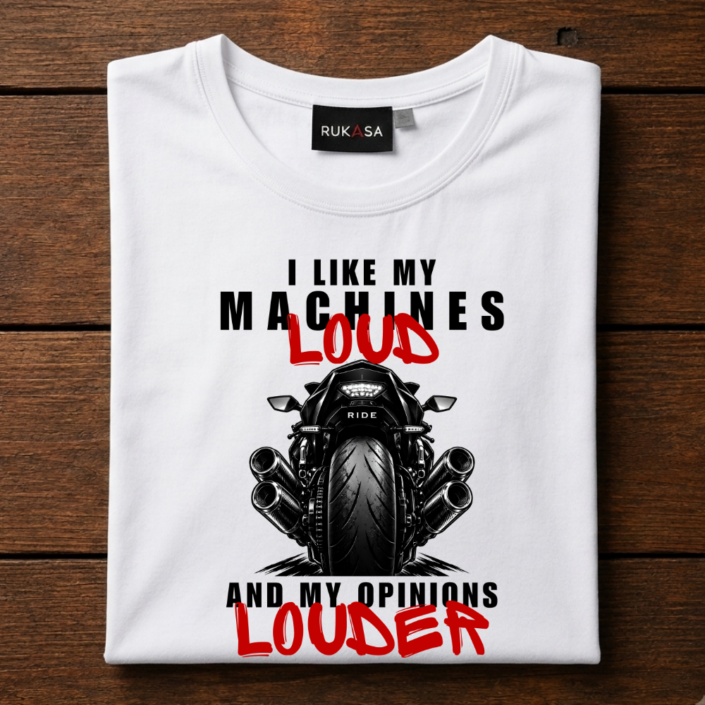 I Like My Machines Loud Tee
