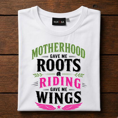Motherhood Roots Riding Wings Tee