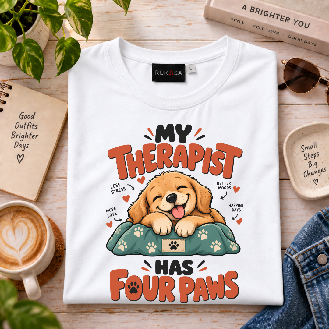 My Therapist Has Four Paws Tee
