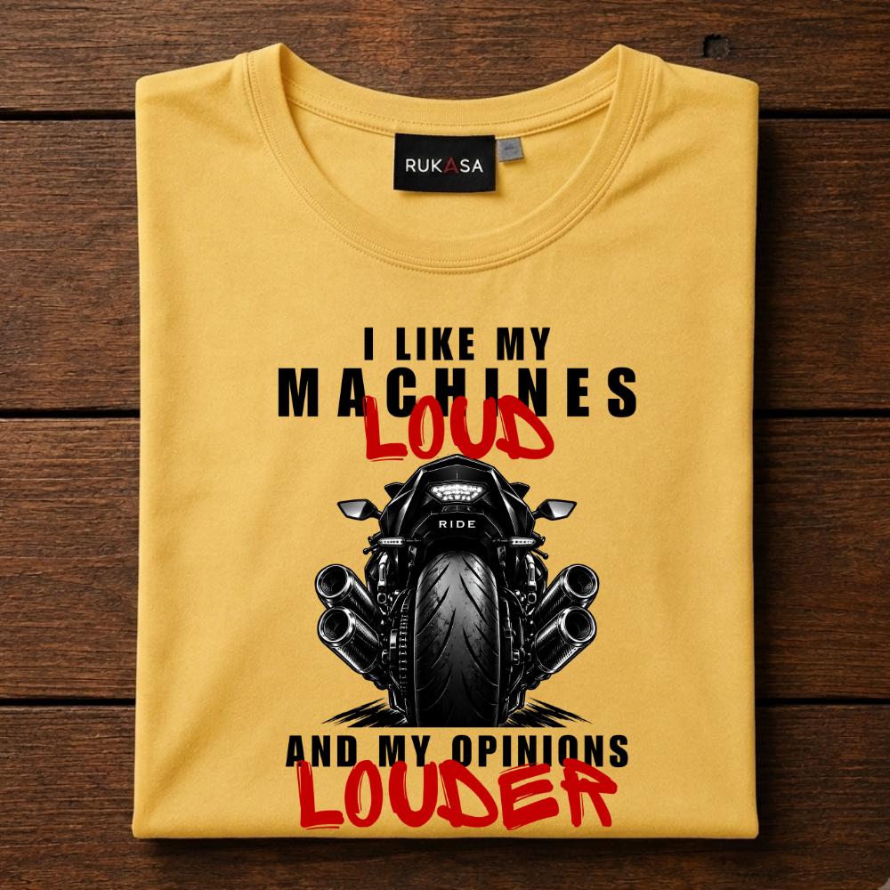 I Like My Machines Loud Tee