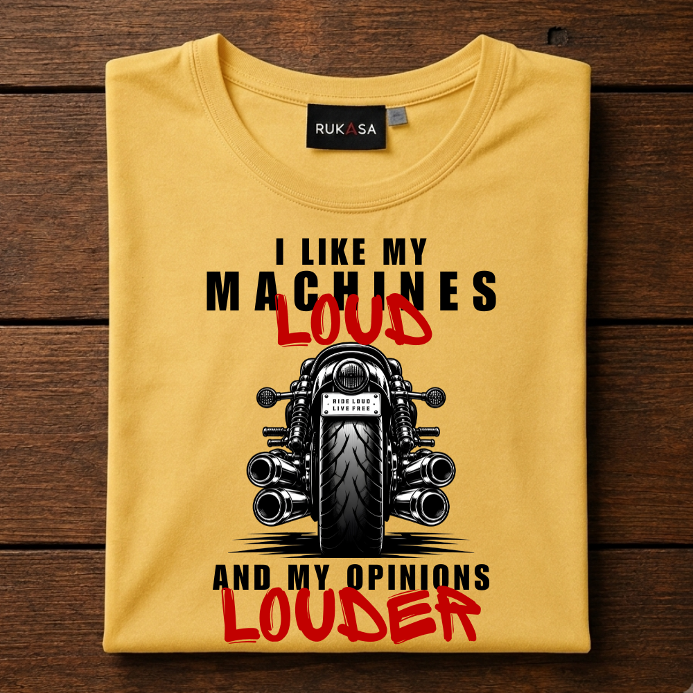I Like My Machines Loud Tee V2