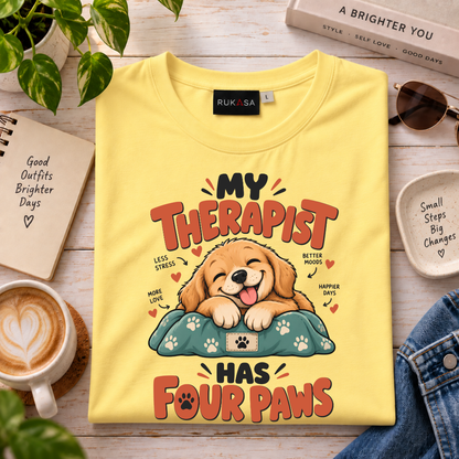 My Therapist Has Four Paws Tee